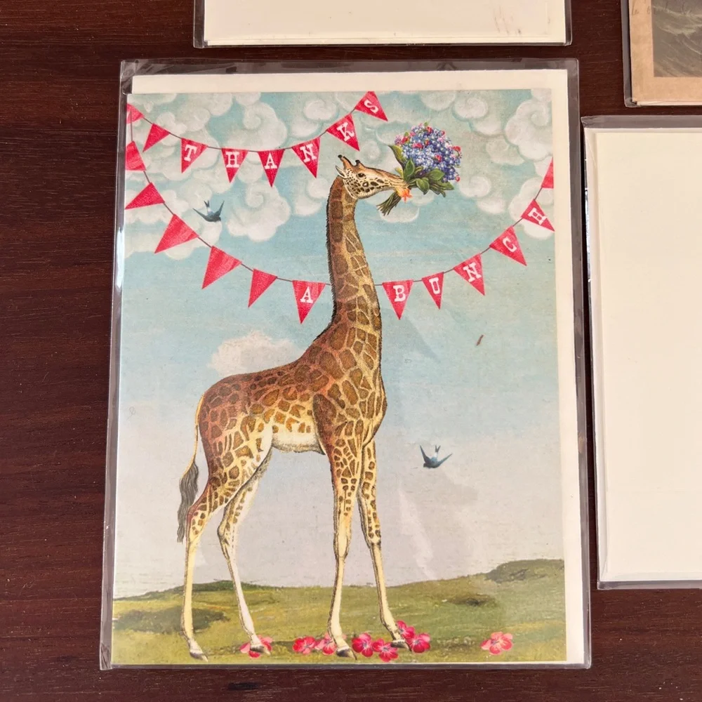 Lot of 4 individually wrapped greeting cards